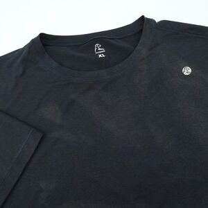 Rhoback Performance Mens Black Short Sleeve Athletic T Shirt Size XL - FLAWS‎